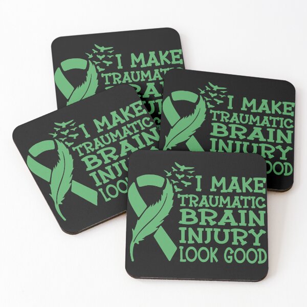 Item preview, I Make Traumatic Brain Injury Look Good TBI Awareness designed and sold by Red-Gifts.