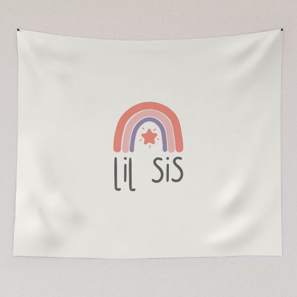 Item preview, Lil Sis - Cute Rainbow - Gift For Your Little Sister designed and sold by patternjp.