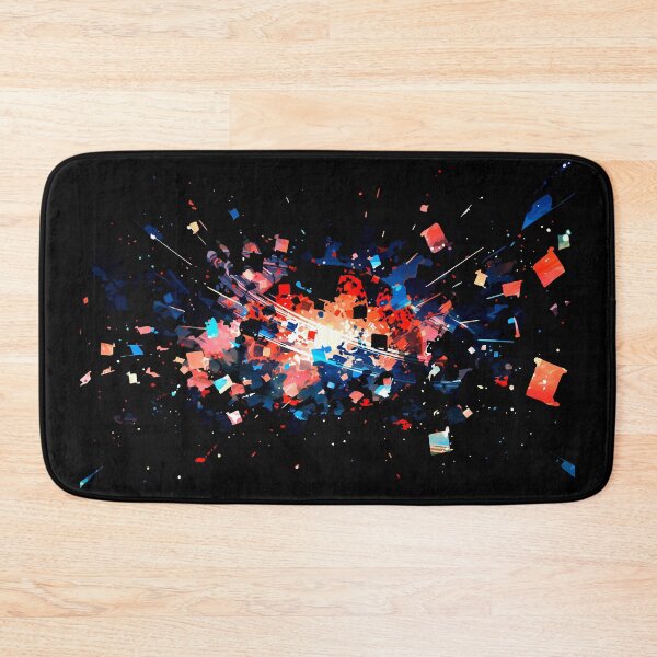 Item preview, Abandoned planet Saturn, rainbow color splash series, Space Inspirations designed and sold by Gabi.Media.