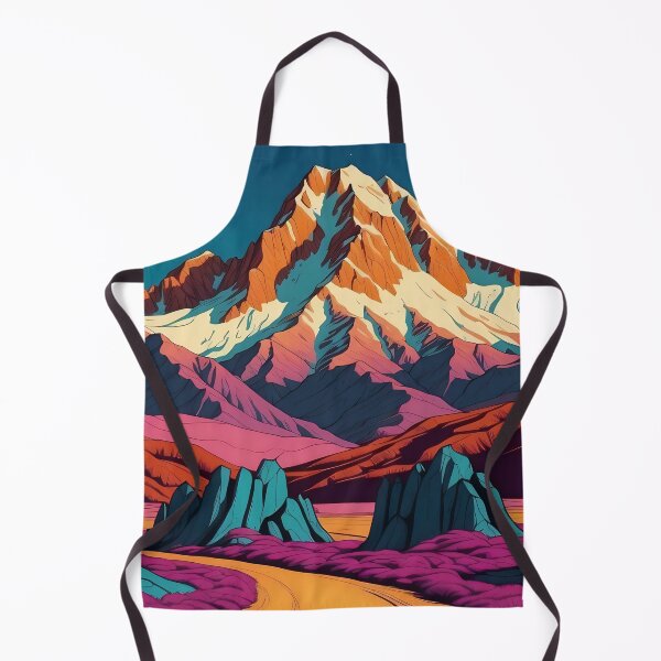 Item preview, Crimson Dusk on Alien Mountain Terrain designed and sold by ArtComixHaven.