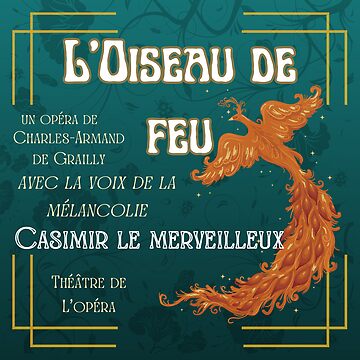 Artwork thumbnail, Firebird Opera Poster by FamiliarBeings