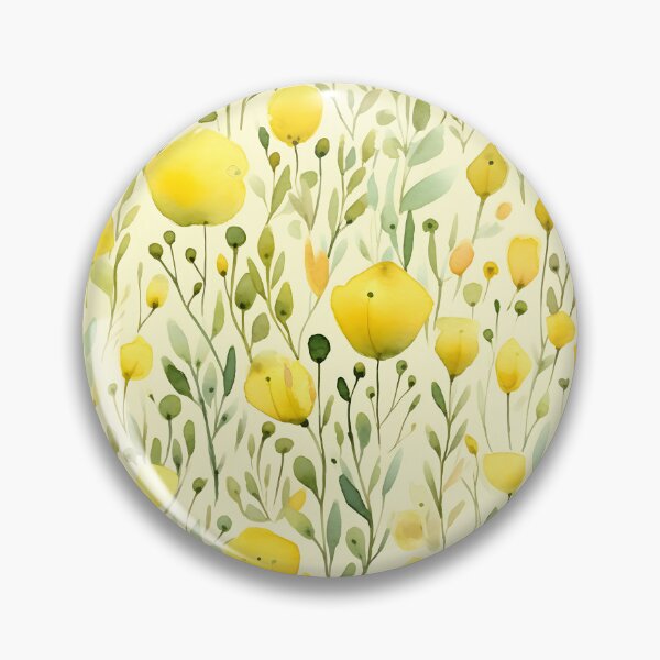 Artikelvorschau, Cottagecore Botanische Blumenkräuter Pflanzen Gelbe gepresste Blumen entworfen und verkauft von fluffstuffgifts.