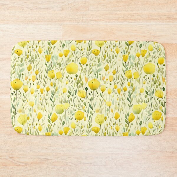 Item preview, Cottagecore Botanical Floral Herbs Plants Yellow Pressed Flowers designed and sold by fluffstuffgifts.