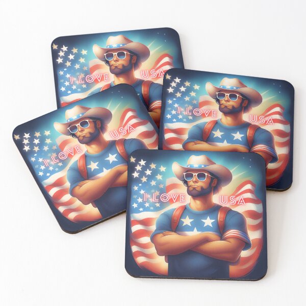 Item preview, I LOVE USA  designed and sold by Lunaawga.