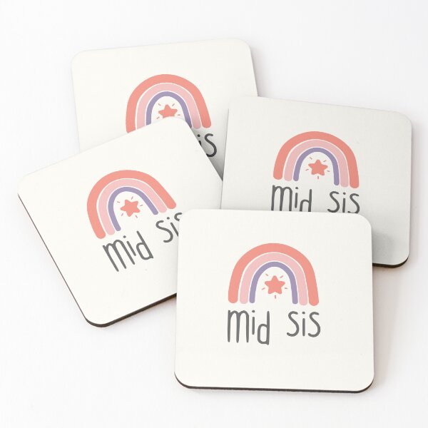 Item preview, Mid Sis - Cute Rainbow - Gift For Your Middle Sister designed and sold by patternjp.