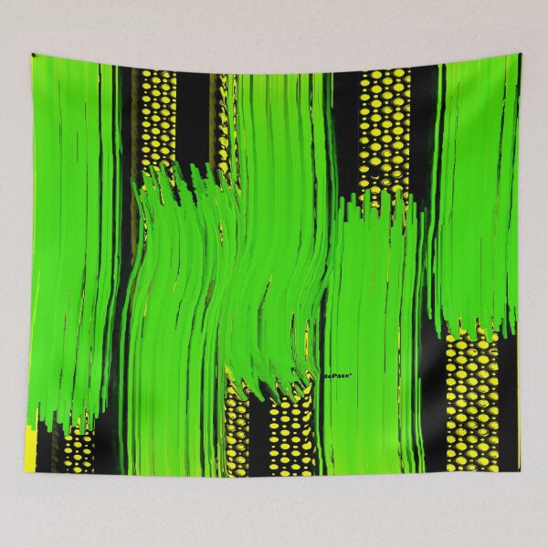 Item preview, Hand Rolled Green and Black Print - dePace' designed and sold by mrpropcake.