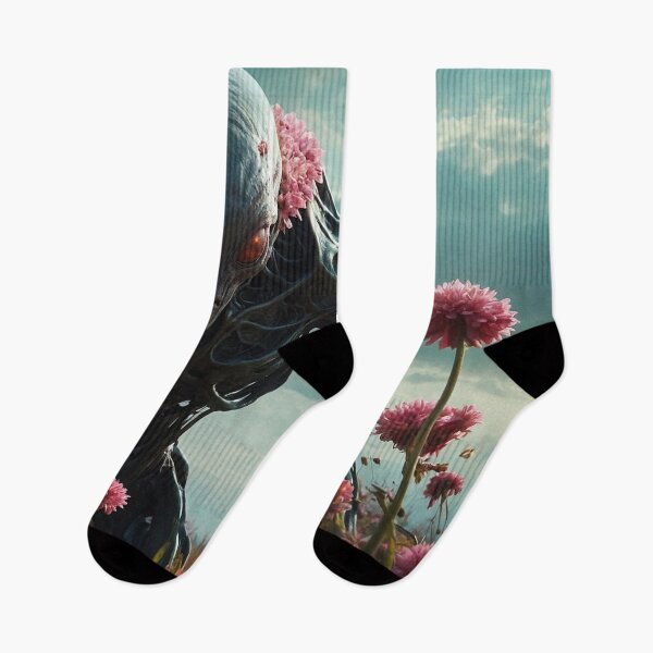 Item preview, Alien In Beautiful Flower Field designed and sold by SassyArtistry.
