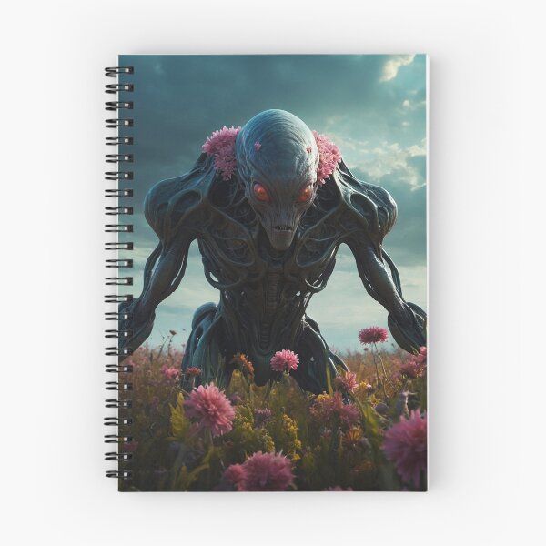 Item preview, Alien In Beautiful Flower Field designed and sold by SassyArtistry.