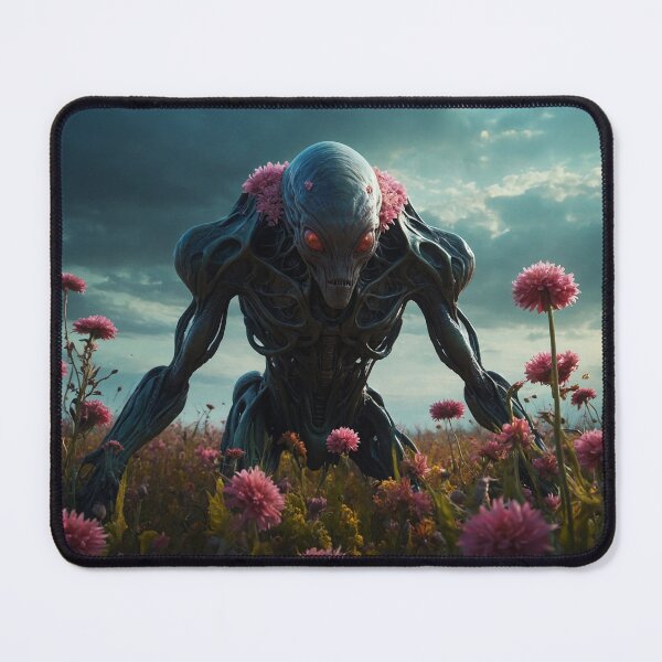 Item preview, Alien In Beautiful Flower Field designed and sold by SassyArtistry.