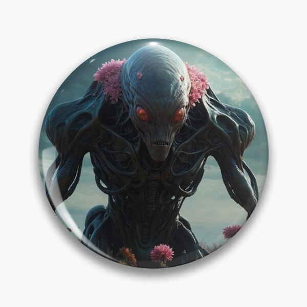 Item preview, Alien In Beautiful Flower Field designed and sold by SassyArtistry.