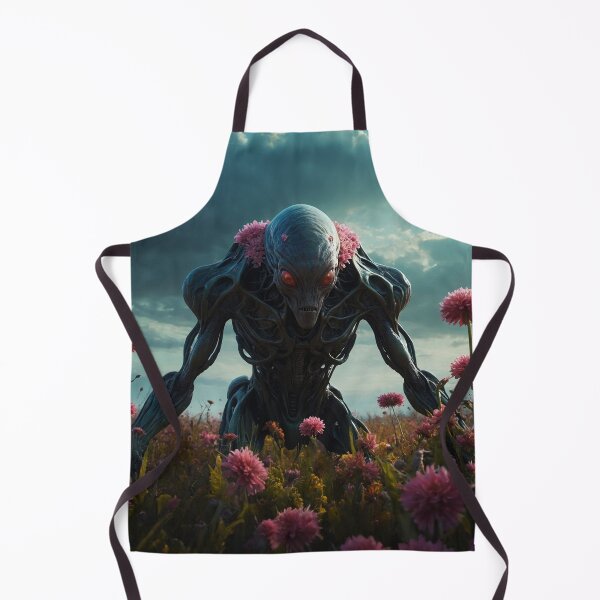 Item preview, Alien In Beautiful Flower Field designed and sold by SassyArtistry.
