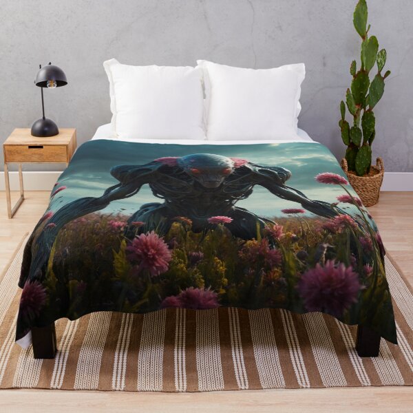Item preview, Alien In Beautiful Flower Field designed and sold by SassyArtistry.