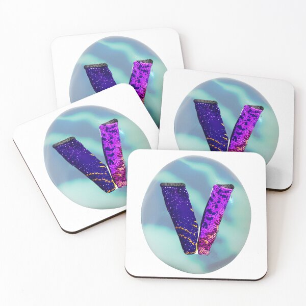 Item preview, letter V, monogram 2. typography collage. ABC art. gift designed and sold by Minibubb.