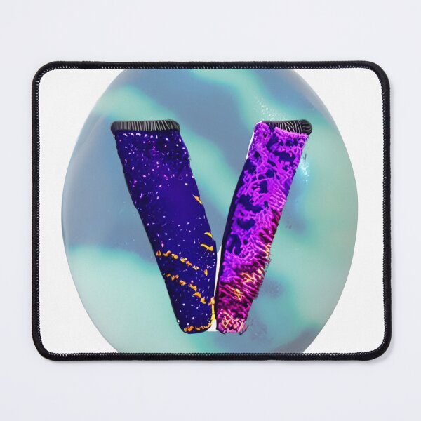 Item preview, letter V, monogram 2. typography collage. ABC art. gift designed and sold by Minibubb.