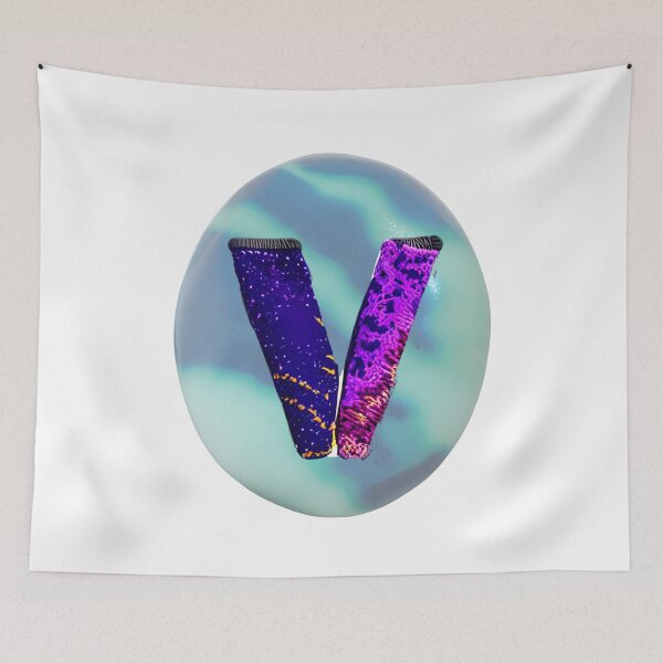 Item preview, letter V, monogram 2. typography collage. ABC art. gift designed and sold by Minibubb.