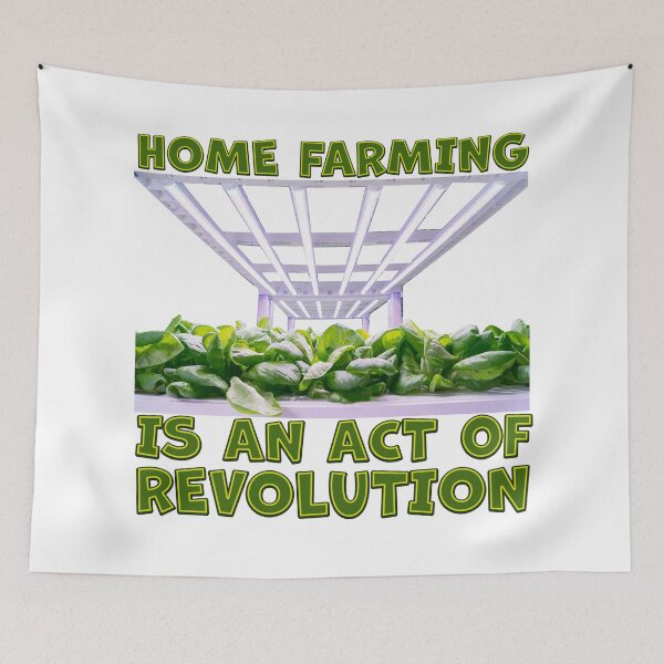 Item preview, Home farming is an act of revolution designed and sold by Signs for Dark Times.