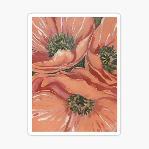 California Dreamin of Poppies! Sticker