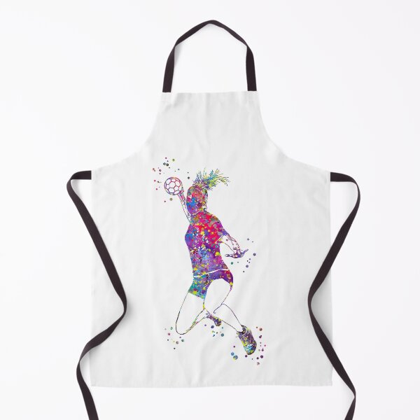 Item preview, Handball Player Girl Hits The Ball designed and sold by Rosaliartbook.
