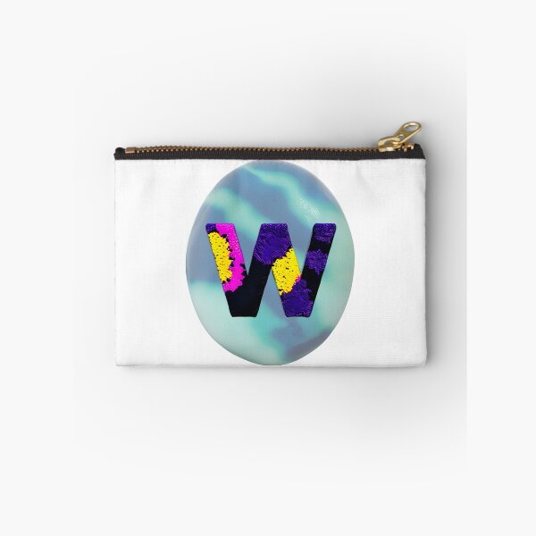 Item preview, letter W, monogram 2. typography collage. ABC art. gift designed and sold by Minibubb.