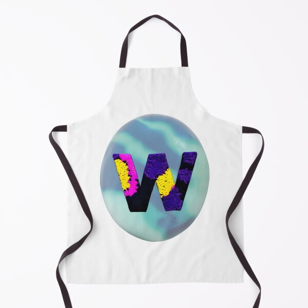 Item preview, letter W, monogram 2. typography collage. ABC art. gift designed and sold by Minibubb.