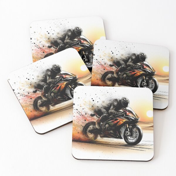 Item preview, Moto Blur watercolor  designed and sold by RapTops.