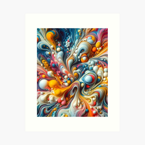 Item preview, PSYCHEDELLIC PAINT SPLASH 2 designed and sold by CARVAL-CLOTHES.