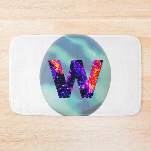 Item preview, letter W, monogram 2. typography collage. ABC art. gift designed and sold by Minibubb.