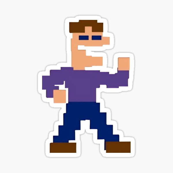 Vista previa del artículo con la obra «Michael Afton Píxel», diseñado y vendido por Mayuhuz.