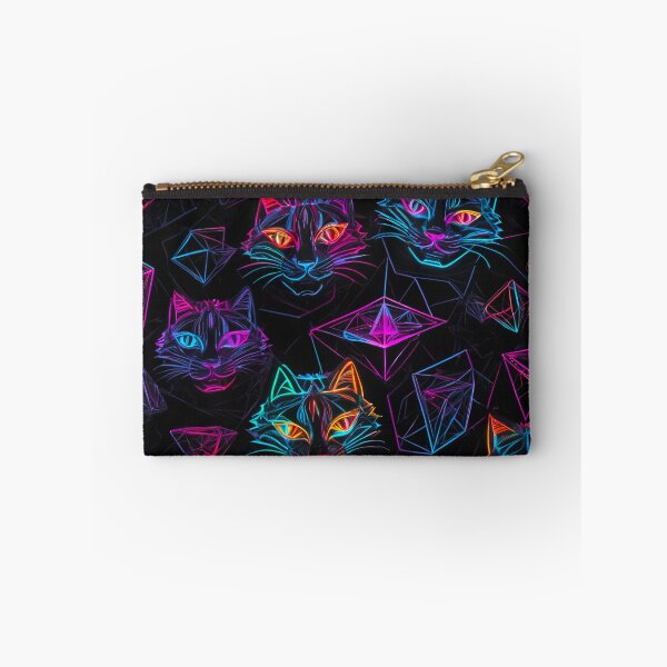 Item preview, Colorful Cybercat pattern designed and sold by PixelPunny.
