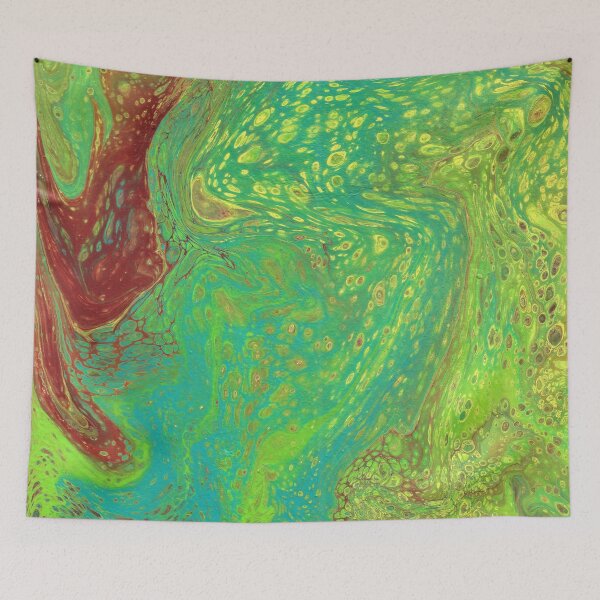 Item preview, Vegabond Dreams 2 Bright Green Acyrlic Abstract designed and sold by Doug  Siegel.
