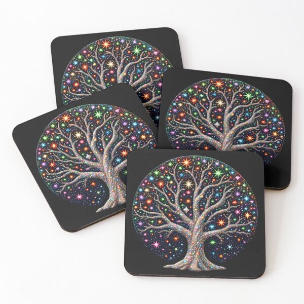 Item preview, Diamond Dust Serenity: Tree of Life designed and sold by AI-Only Creations.