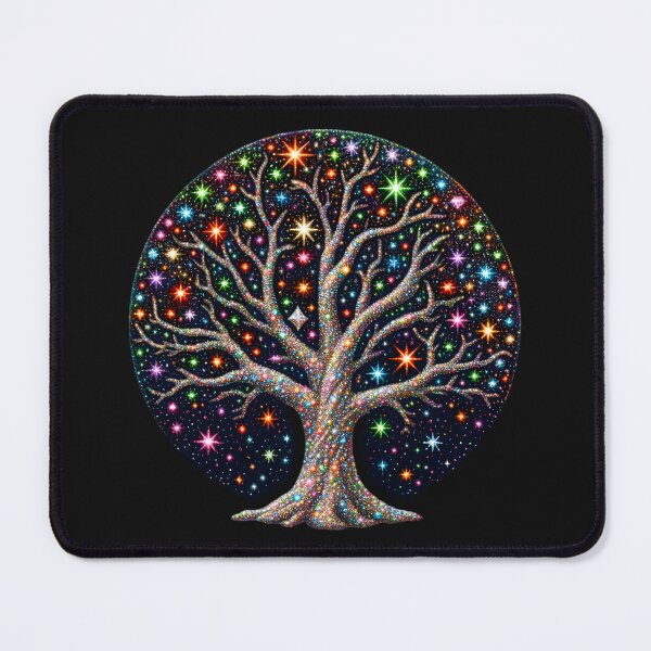 Item preview, Diamond Dust Serenity: Tree of Life designed and sold by AI-Only Creations.