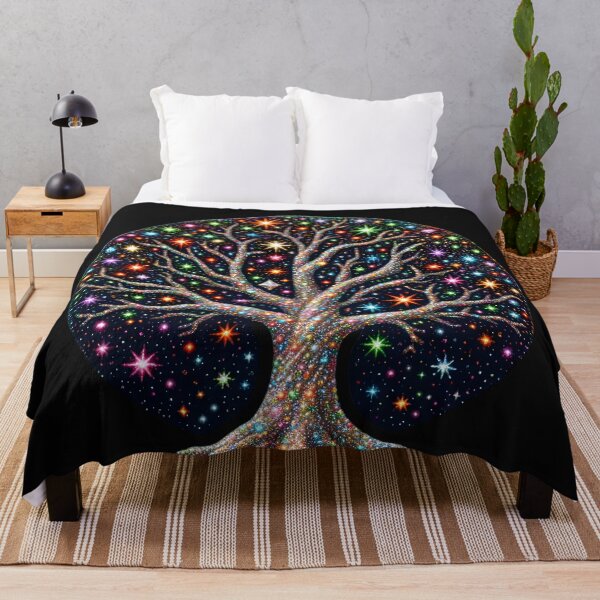 Item preview, Diamond Dust Serenity: Tree of Life designed and sold by AI-Only Creations.