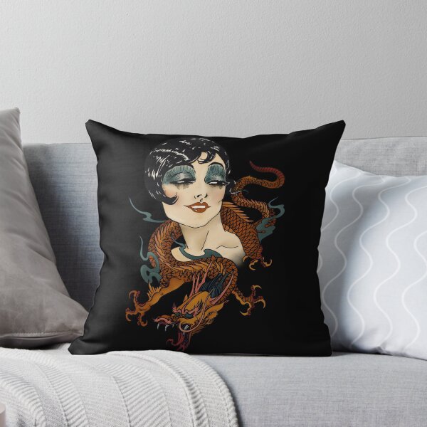 Item preview, Dragon Lady - 20’s Glamour Tattoo Design designed and sold by Arcane Orchid.