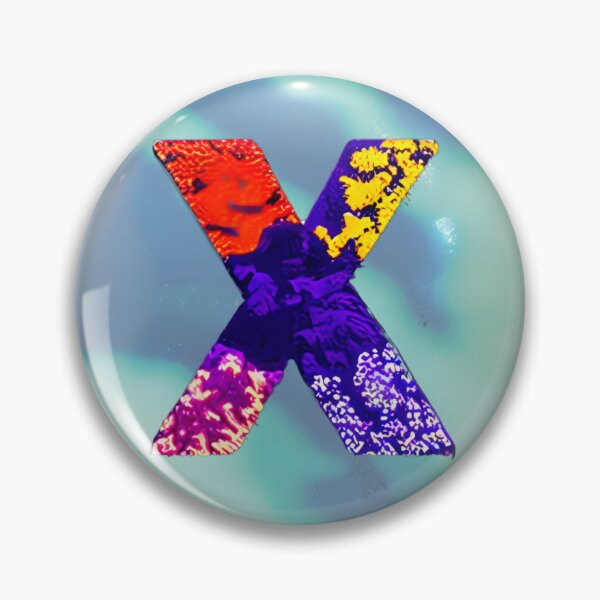 Item preview, letter X, monogram 2. typography collage. ABC art. gift designed and sold by Minibubb.