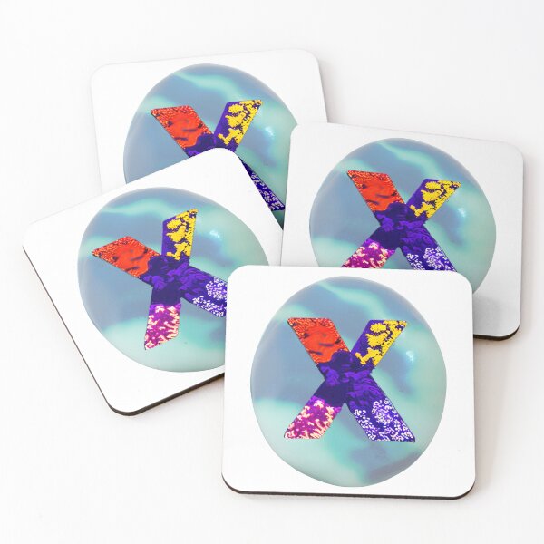 Item preview, letter X, monogram 2. typography collage. ABC art. gift designed and sold by Minibubb.