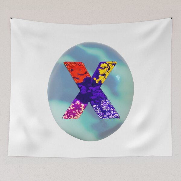 Item preview, letter X, monogram 2. typography collage. ABC art. gift designed and sold by Minibubb.