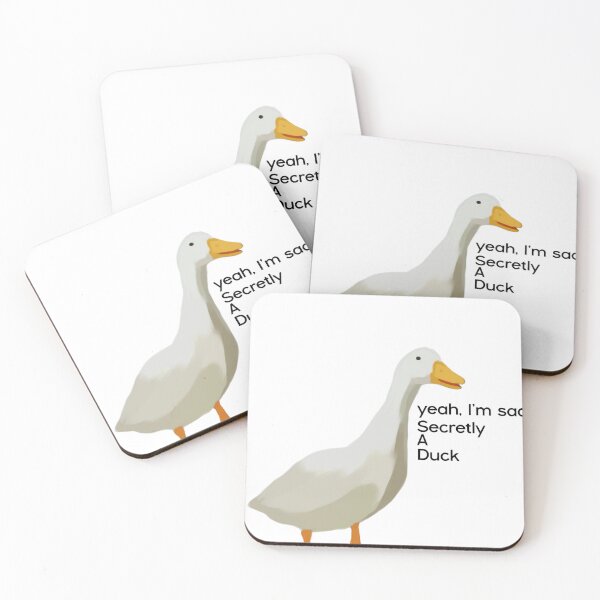 Item preview, I'm sad, secretly a duck designed and sold by Creampeachy.