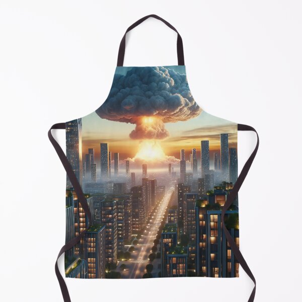 Item preview, Apocalyptic Dawn Over Future Cityscape designed and sold by ArtComixHaven.