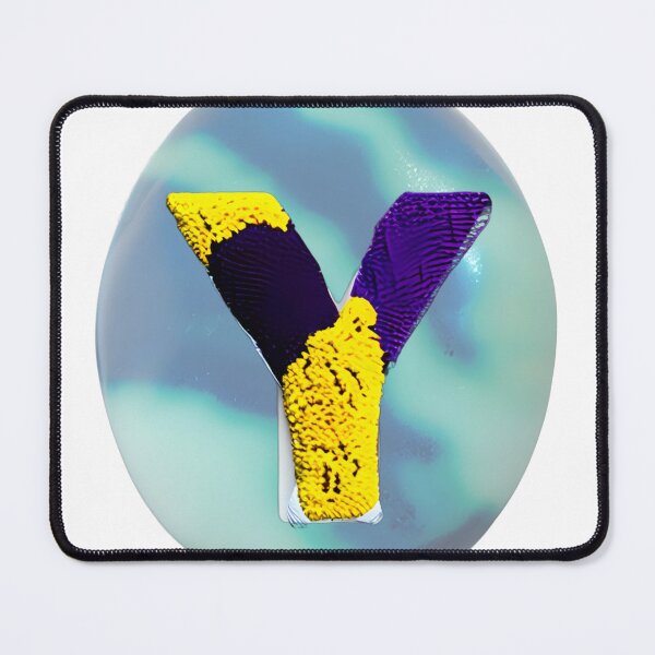 Item preview, letter Y, monogram 2. typography collage. ABC art. gift designed and sold by Minibubb.