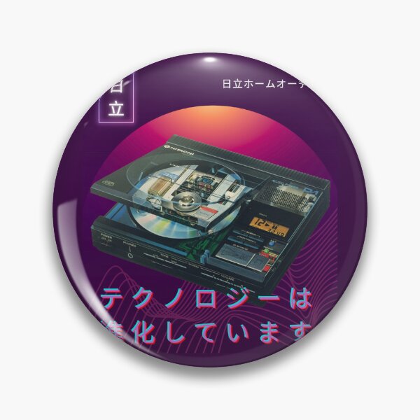 Artikelvorschau, Hitachi Home Audio Vaporwave-Ästhetik entworfen und verkauft von Wyyrmwood.