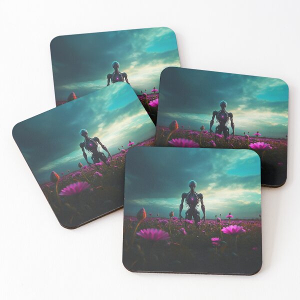 Item preview, Alien In Earths Fields With Pink Glowing Heart designed and sold by SassyArtistry.