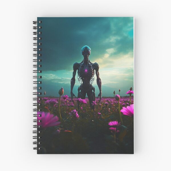 Item preview, Alien In Earths Fields With Pink Glowing Heart designed and sold by SassyArtistry.