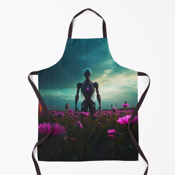 Item preview, Alien In Earths Fields With Pink Glowing Heart designed and sold by SassyArtistry.