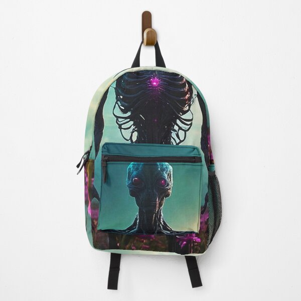 Item preview, Alien In Earths Fields With Pink Glowing Heart designed and sold by SassyArtistry.