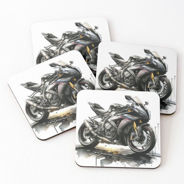 Item preview, Super Sport Motorcycle Watercolor  designed and sold by RapTops.