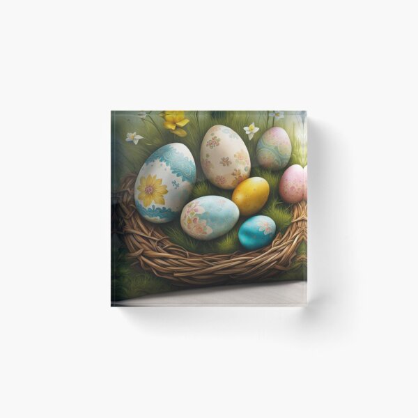 Item preview, Easter egg basket designed and sold by seahorse crossing.