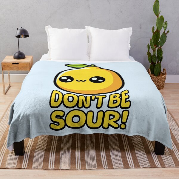 Item preview, Don't Be Sour! Cute Lemon Pun designed and sold by PMCreative.