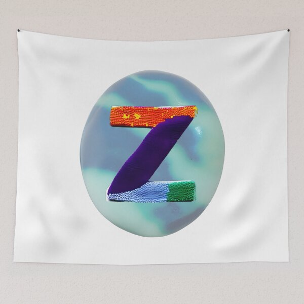 Item preview, letter Z, monogram 2. typography collage. ABC art. gift designed and sold by Minibubb.