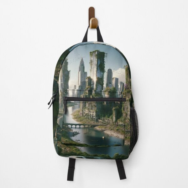 Item preview, Reclaimed by Nature A Post-Human Metropolis designed and sold by ArtComixHaven.